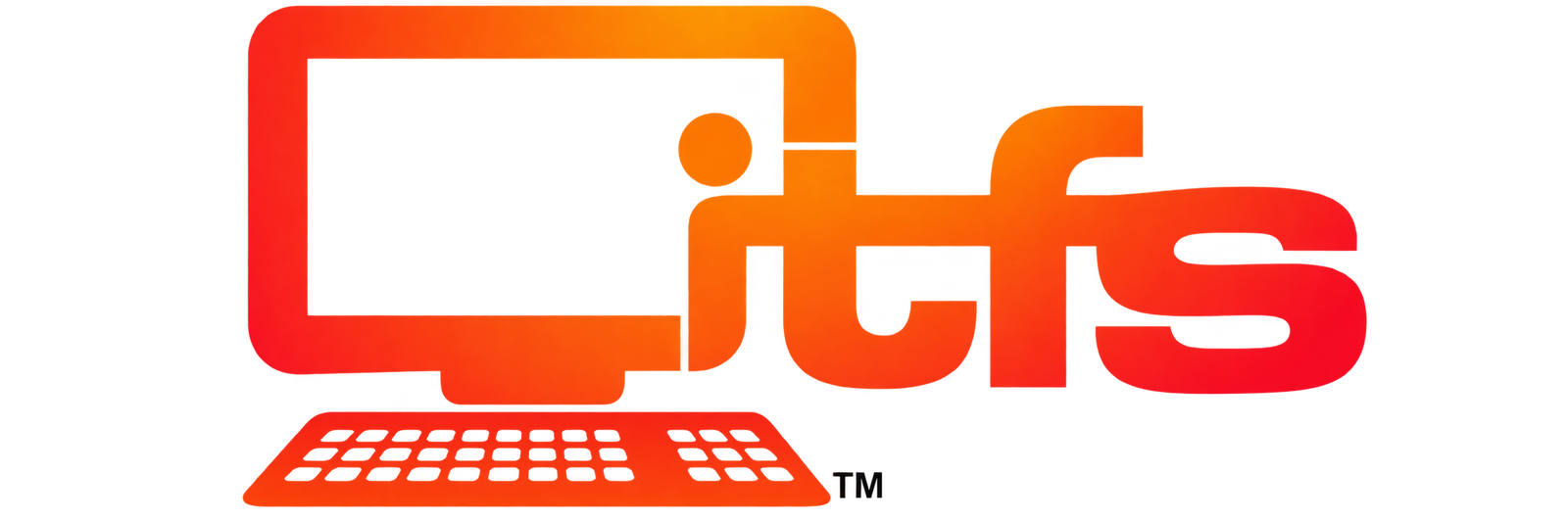 ITFS official orange and red logo, transparent